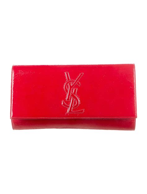 pochette belle de jour yves saint laurent|Yves Saint Laurent Belle De Jour Clutch Bag, Large.